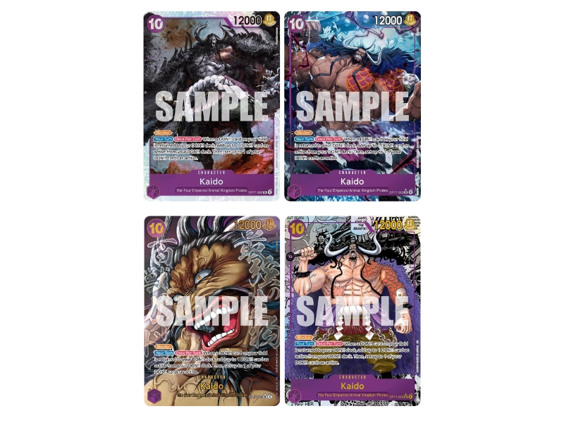 One Piece Card Game OP-17 Kaido OP17-062, a purple bridge card confirmed strong at the inaugural iKailaCup tournament.
