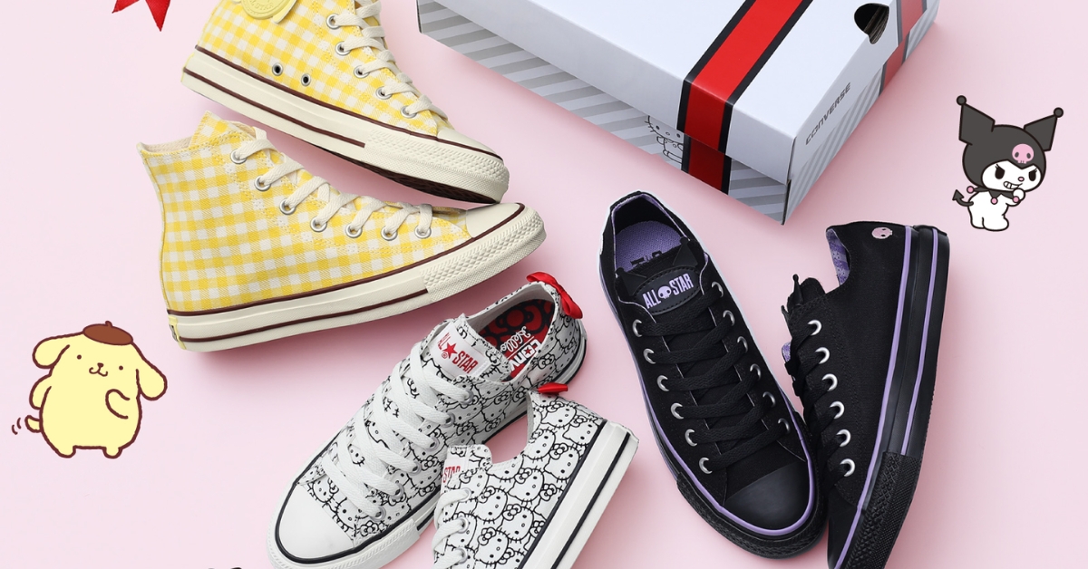 CONVERSE × Sanrio 聯乘2026|3大日本限定鞋款發售日期、售價+集運教學