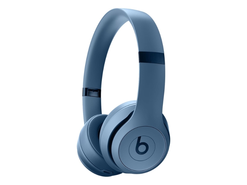 Beats Solo 4 wireless on-ear headphones in Slate Blue