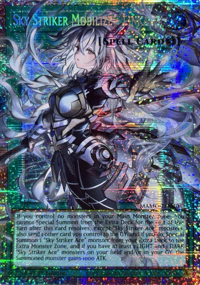 Yu-Gi-Oh! Magnificent Monsters Sky Striker Mobilize - Linkage! MAMO-EN020, Starlight Rare (Extended Art) card