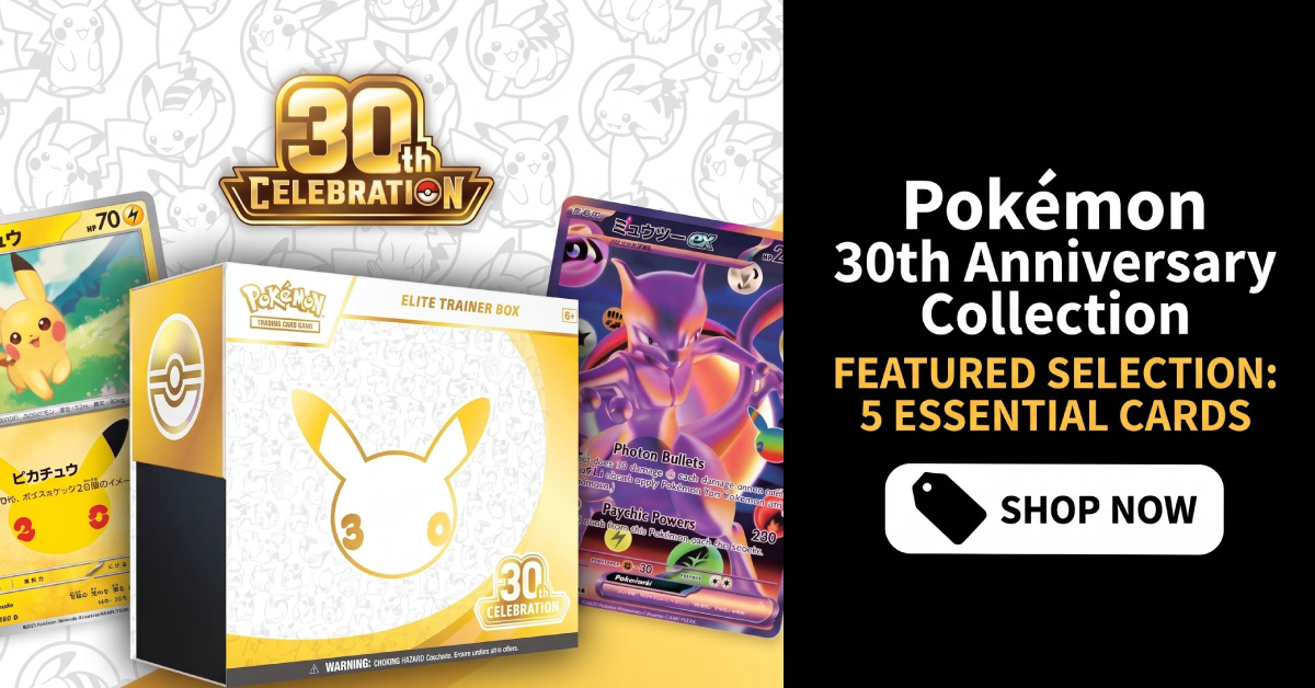 Pokémon TCG 30th Celebration: Top 5 Must-Buy Cards & TCGplayer HK Shipping Guide