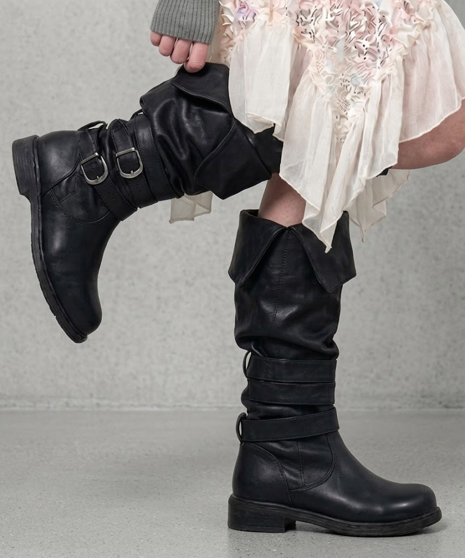 CHAAKAN Petal multiway biker boot