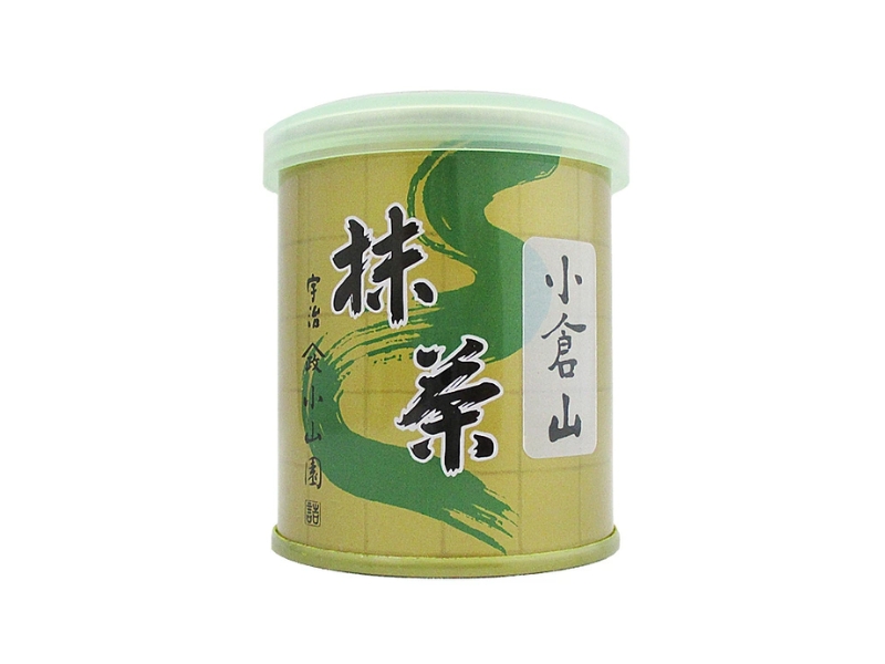 Yamamasa Koyamaen Ogurayama matcha green tea powder tin, 30g Uji Kyoto Japan usucha grade