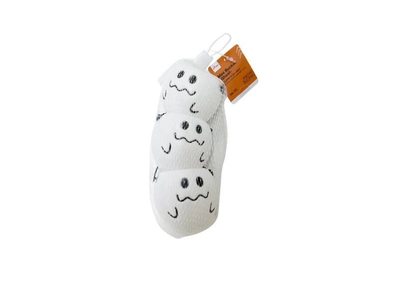 Daiso Japan ghost mini Halloween candy buckets, set of 3