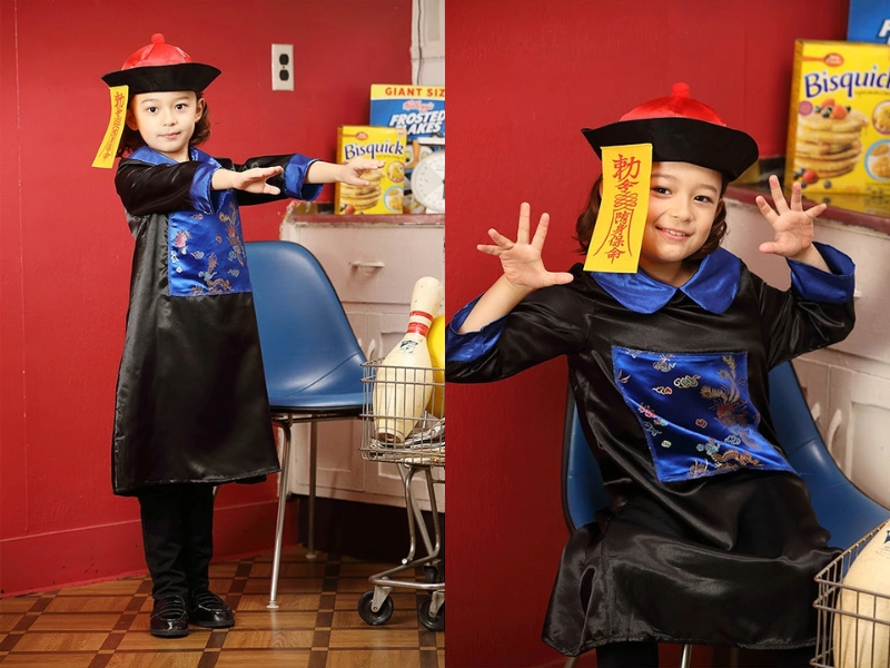 Rakuten Japan Halloween jiangshi costume for kids, boys' robe style