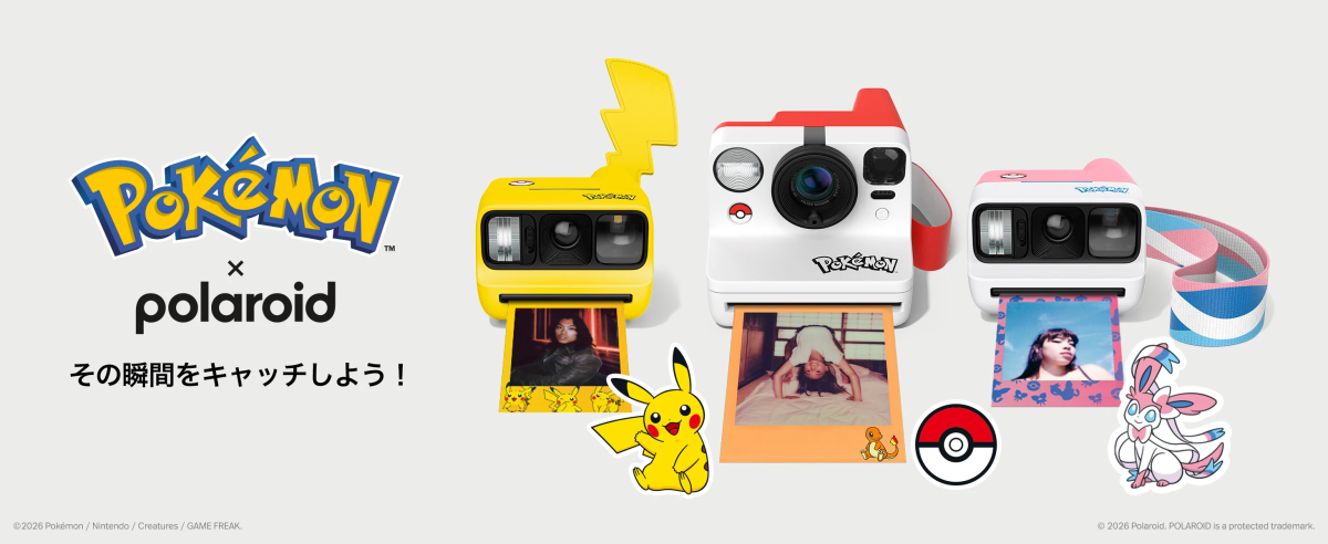 Polaroid × Pokémon collaboration camera lineup