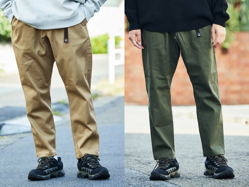 FREAK'S STORE OUTDOORS slim-fit stretch climbing pants in beige