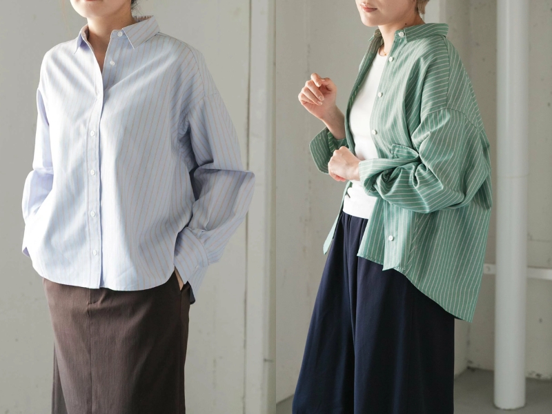 URBAN RESEARCH DOORS FORK&SPOON oxford shirt in blue, 2026 autumn/winter