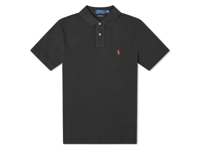 Polo Ralph Lauren Men's Black Custom Fit Polo