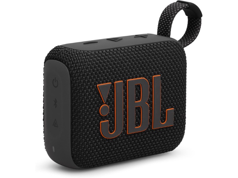 JBL GO 4 portable Bluetooth speaker in black