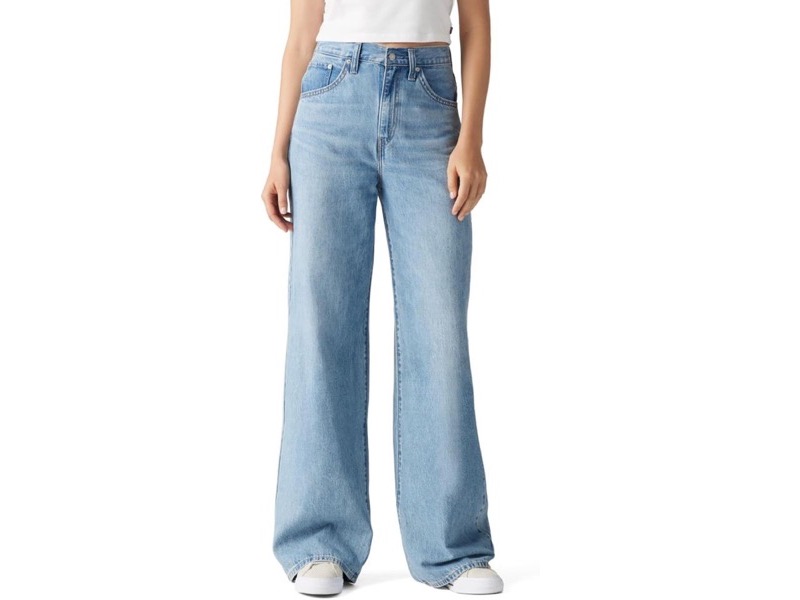 Levi's women's Cinch Baggy jeans in Invested Indigo
